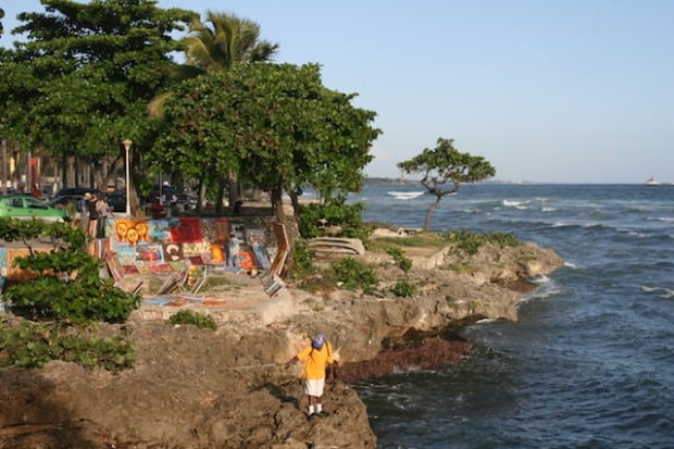 Amor del negrito. Foto: malecon de Santo Domingo